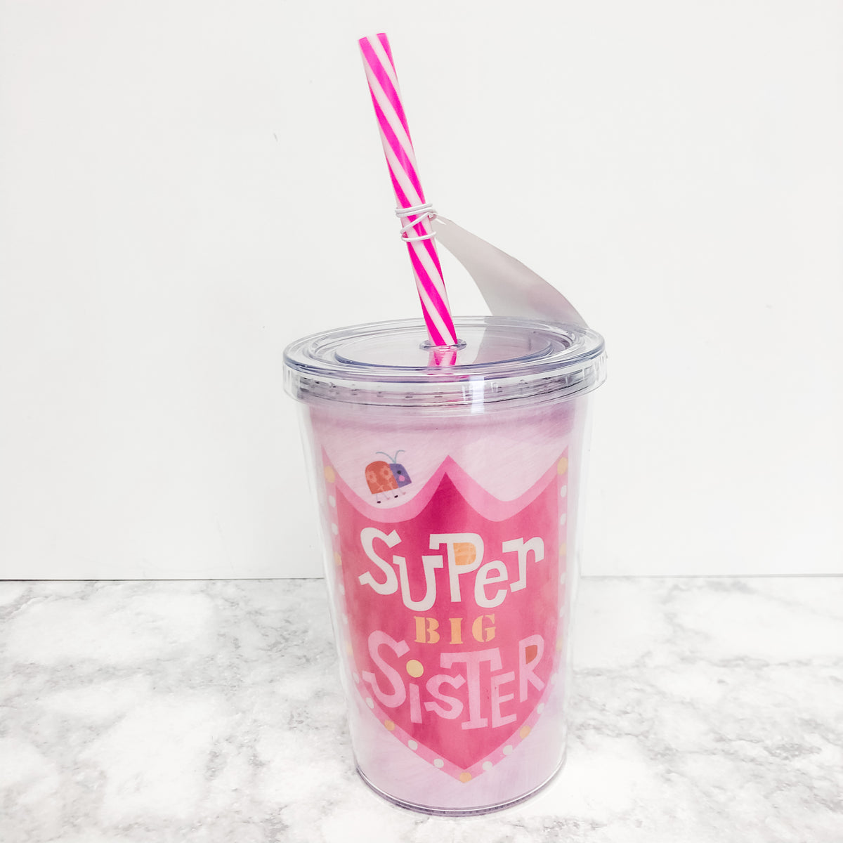 Super Big Sister Cup w/Straw