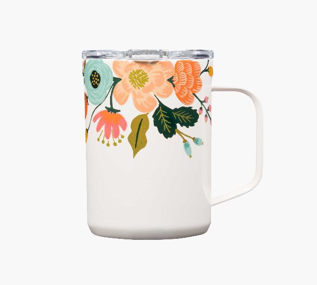 Corkcicle Rifle Paper Co. Hydrangea Coffee Mug 16oz - Her Hide Out