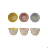 Polka Dot Scalloped Bowls
