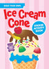 Build Your Own Ice Cream Cone Sticker Activity Book