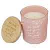 Be Still and Know Glass Candle