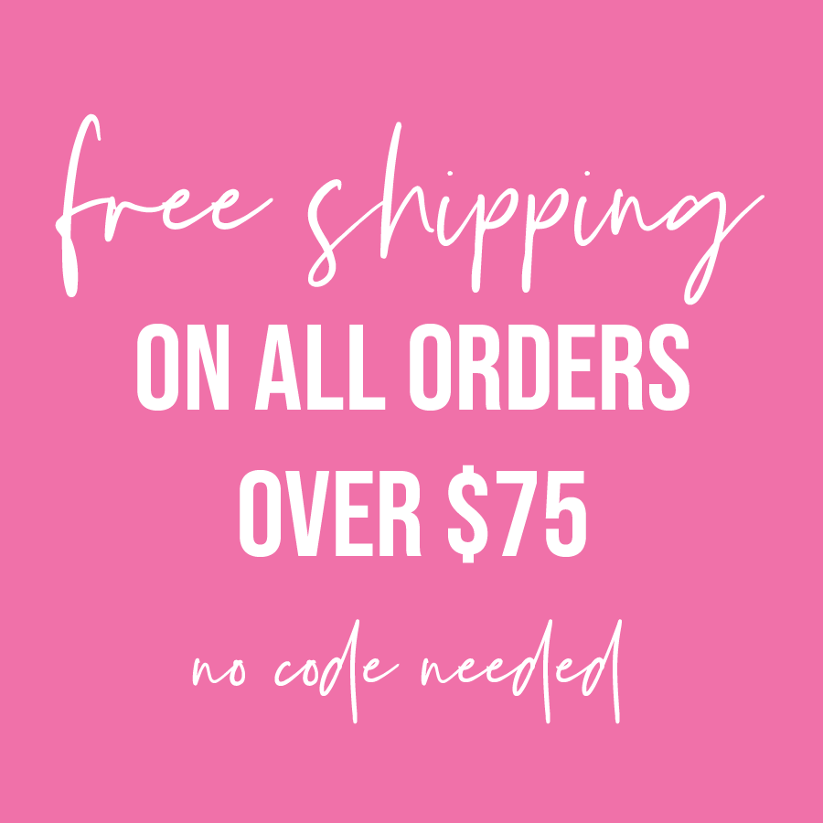 Free shipping on all orders in the US.